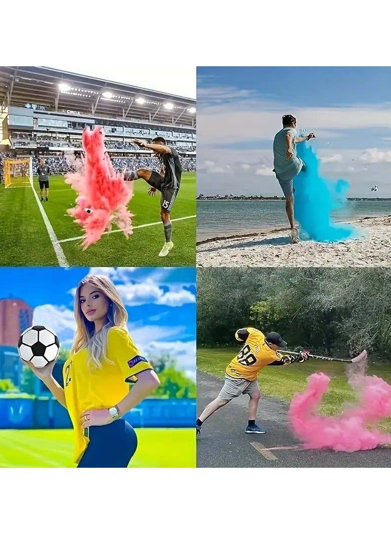 JOLLITY LLC Gender Reveal Party Kit Football Themed Gift Box with Powder Packs for Boy or Girl Prediction Game Perfect for Celebrations Blue - Image 2