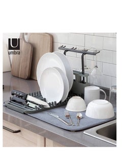 Generic Multi-Functional Dish Drying Mat with Rack – Convenience and Elegance for Your Kitchen D  - Image 5