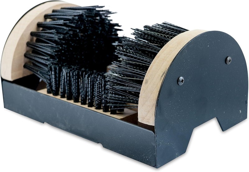 Cadillac Boot Scrubber Cleaner Shoe Brush - Mountable Boot Scrubber Buffer for Boots, Shoes, Sneakers - Indoor/Outdoor Use - Image 1