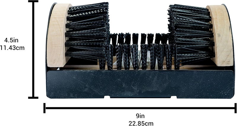 Cadillac Boot Scrubber Cleaner Shoe Brush - Mountable Boot Scrubber Buffer for Boots, Shoes, Sneakers - Indoor/Outdoor Use - Image 4