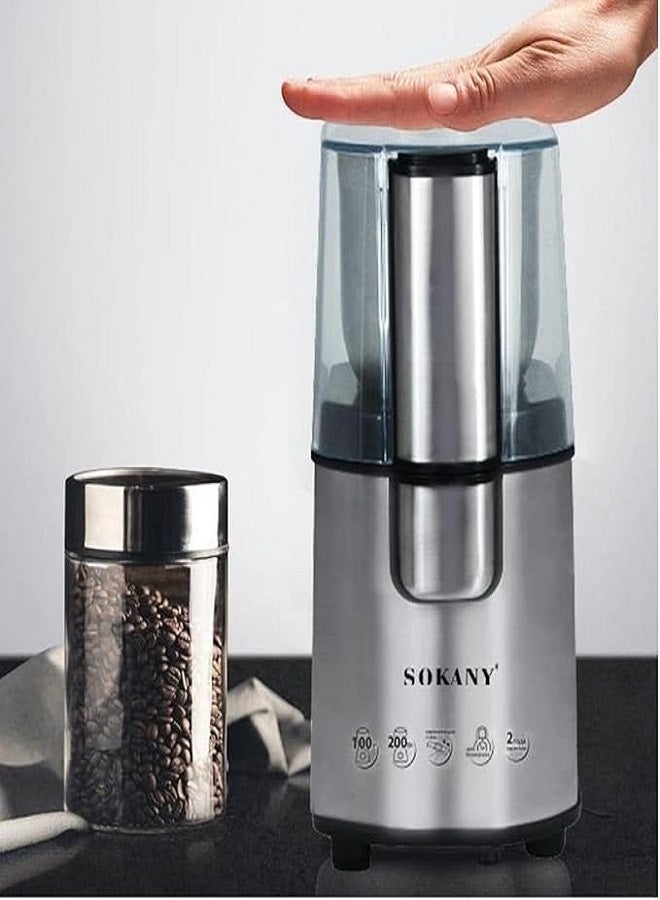 sokany SK-3020S Sokany Coffee Grinder 90g 200w - Image 2
