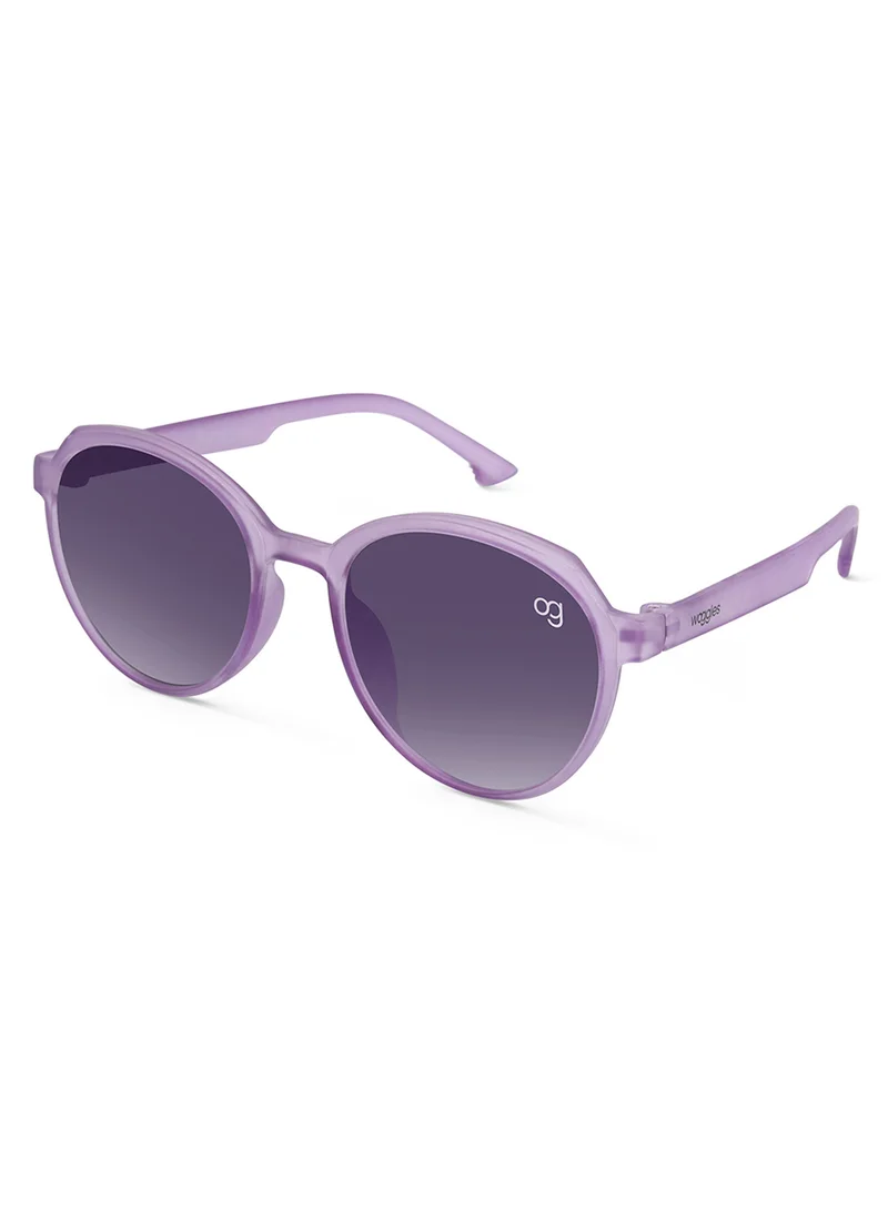 Woggles Solarity Purple Round Kids Sunglasses