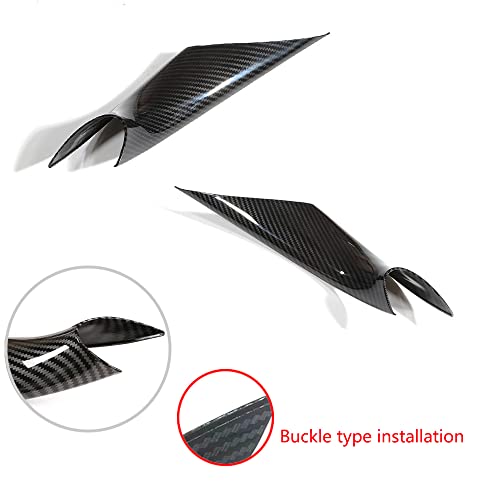 CHUANGHUI 4PCS Car Door Handle Cover Interior Door Pull Handles Protective Decorate Covers for BMW 3 4 Series 3GT F30 F34 F36 320i 328i 330i 335i 340i(Carbon Fiber Color) - Image 2