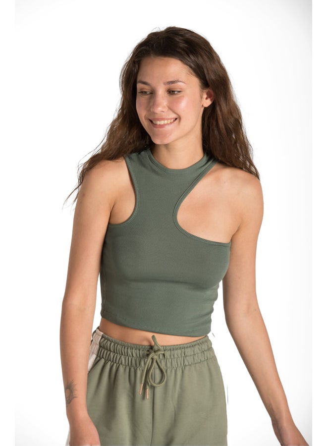 Marco Bergamo Ribbed Top With Wide Straps  - Image 1