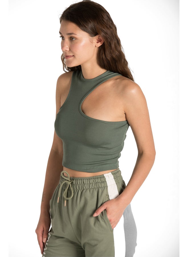 Marco Bergamo Ribbed Top With Wide Straps  - Image 2