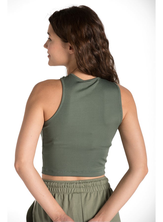 Marco Bergamo Ribbed Top With Wide Straps  - Image 4