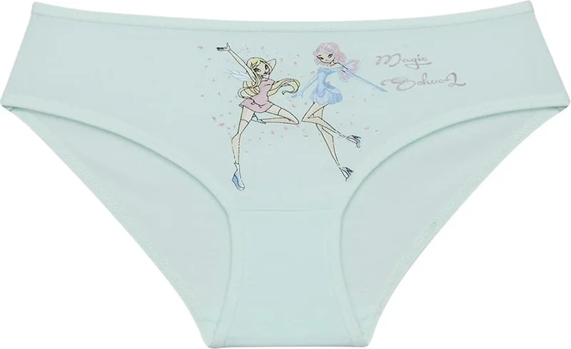 دونيلا 10 Pieces Colorful Ballerina Printed Girl's Panties - 415098