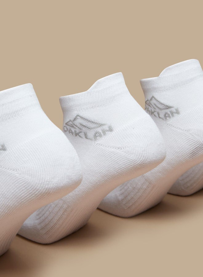 أوكلان جوارب رياضية رجالية بطول الكاحل بطبعة شعار - مجموعة من  قطع - Image 3