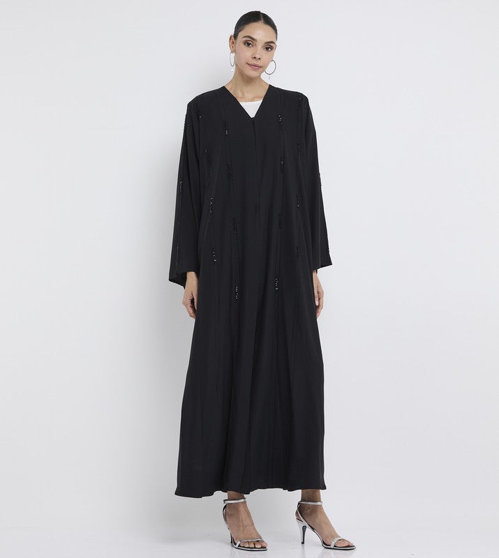 ROZA Stylish hand work abaya - Image 2