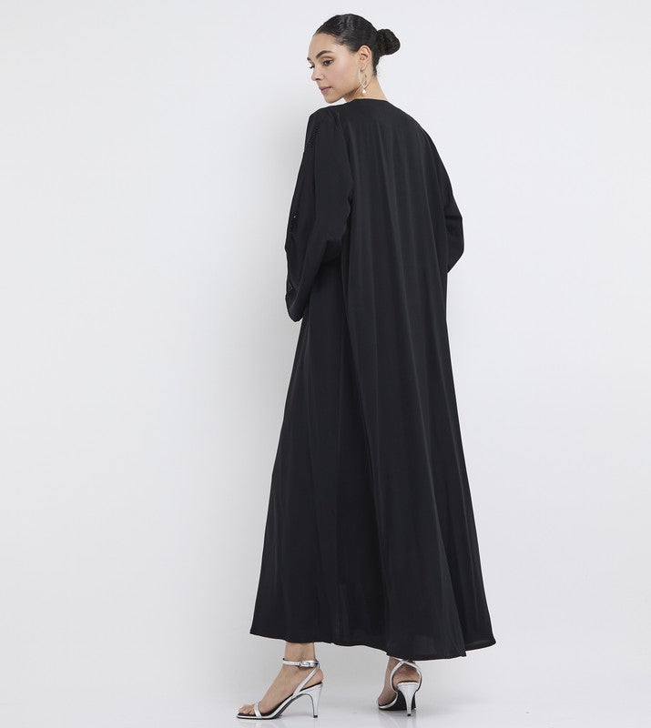 ROZA Stylish hand work abaya - Image 4