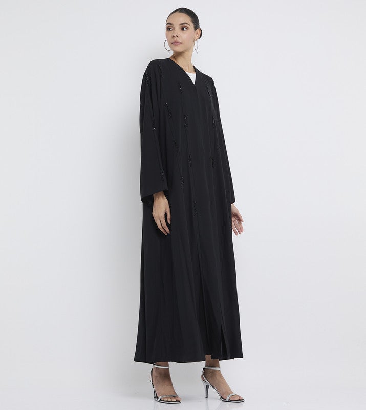 ROZA Stylish hand work abaya - Image 1