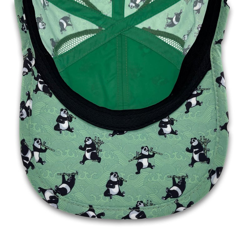 Sprints Race Day Performance Running Cap | The Lightweight, Quick Dry, Sport Hat, One Size, Unisex (Snack Attack Panda Dash) - Image 4