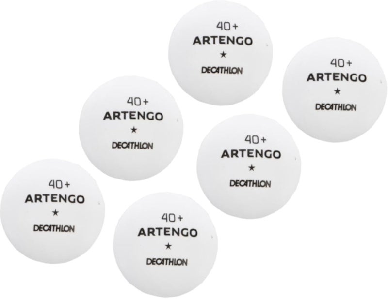 Artengo TTB 100 * 40+ Table Tennis Ball 6-Pack