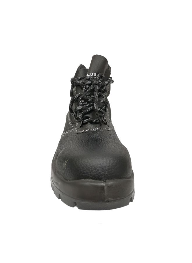Deltaplus - Jumber S3 Black Leather Safety Shoes for Men | Antistatic, Anti-Slip, Oil & Heat Resistant | Double Density with Steel Toe | Size-43 - Image 1