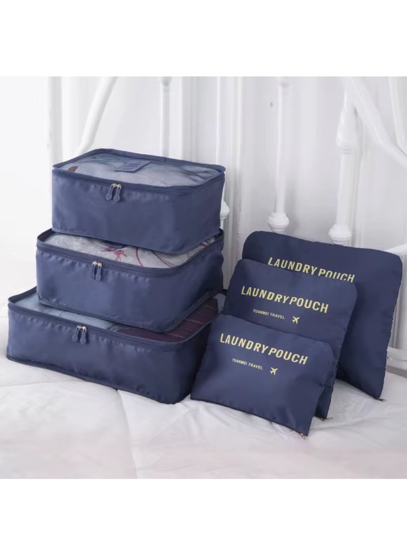 منظم شنط سفر مكون من 6 قطع - Image 4