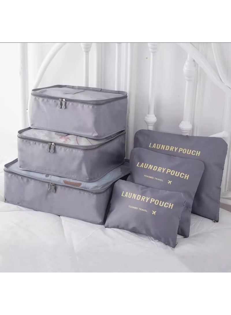 منظم شنط سفر مكون من 6 قطع - Image 3