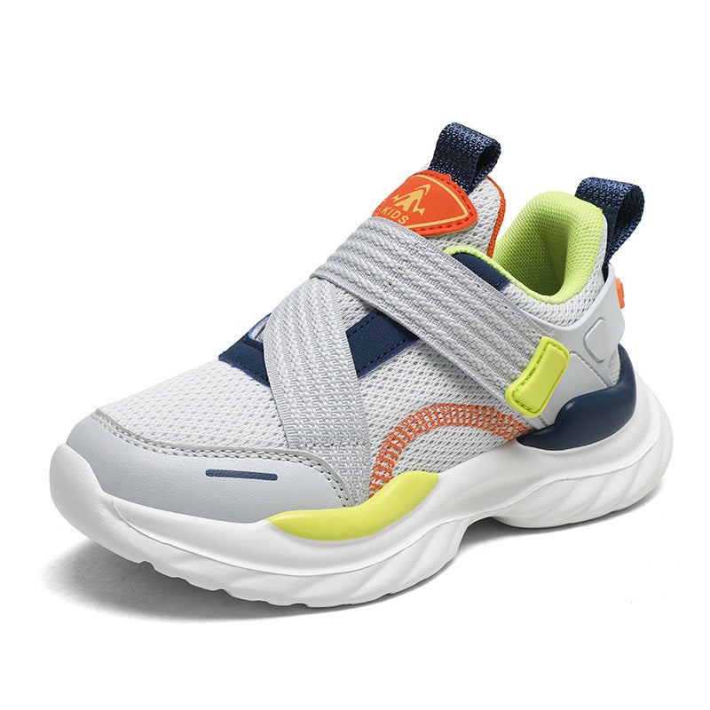 Brand Children'S Shoes, Children'S Sports Shoes, New Mesh Breathable Non-Slip Casual Running Shoes, Girls' Shoes - Image 1