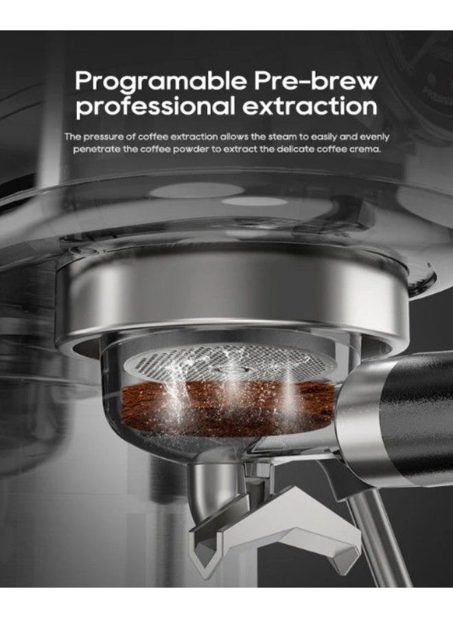 HIbrew H10B Coffee Machine Silver - Image 2
