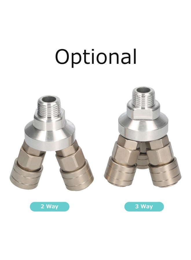 Loquat Multi Pass  Quick Coupler Silver 8.00x6.50x7.00cm - Image 3