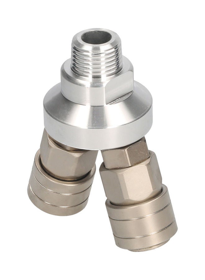 Loquat Multi Pass  Quick Coupler Silver 8.00x6.50x7.00cm - Image 4