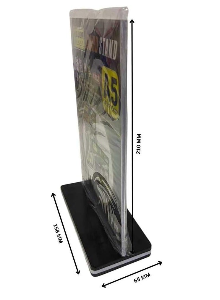 Kejea A5 Acrylic Sign Holders T Shape Table Top Menu Display Stand Menu Ad Frame for Restaurants Promotions Photo Frames - Image 3