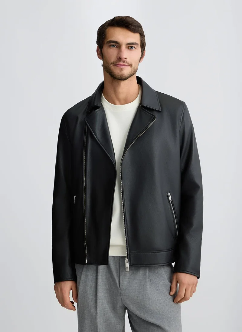 ليو جو Leather Jacket
