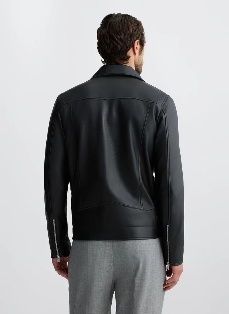 ليو جو Leather Jacket