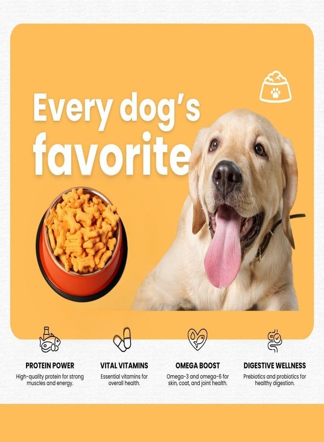 PET FUN بسكويت الدجاج اللذيذ للجراء من بيت فن - مصنوع من مكونات طبيعية، مكافآت مقرمشة بنكهة الدجاج لجميع الجراء والكلاب (500 غرام) - Image 4
