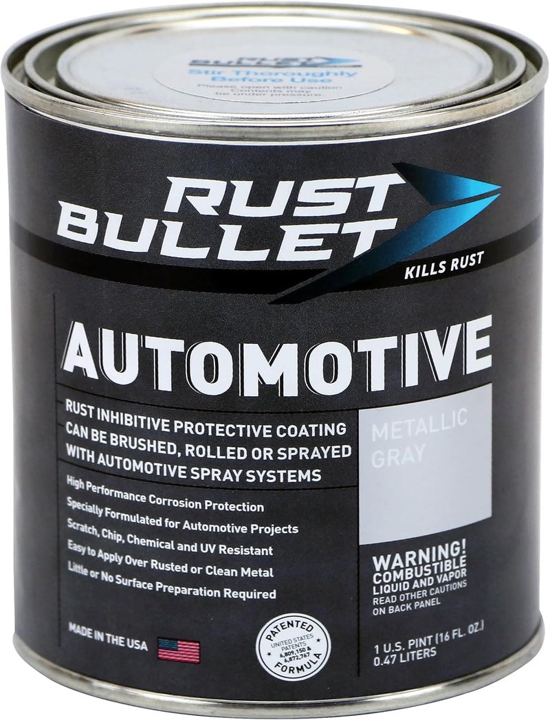 Rust Bullet Automotive Rust Inhibitor Paint - Metallic Gray - Image 1