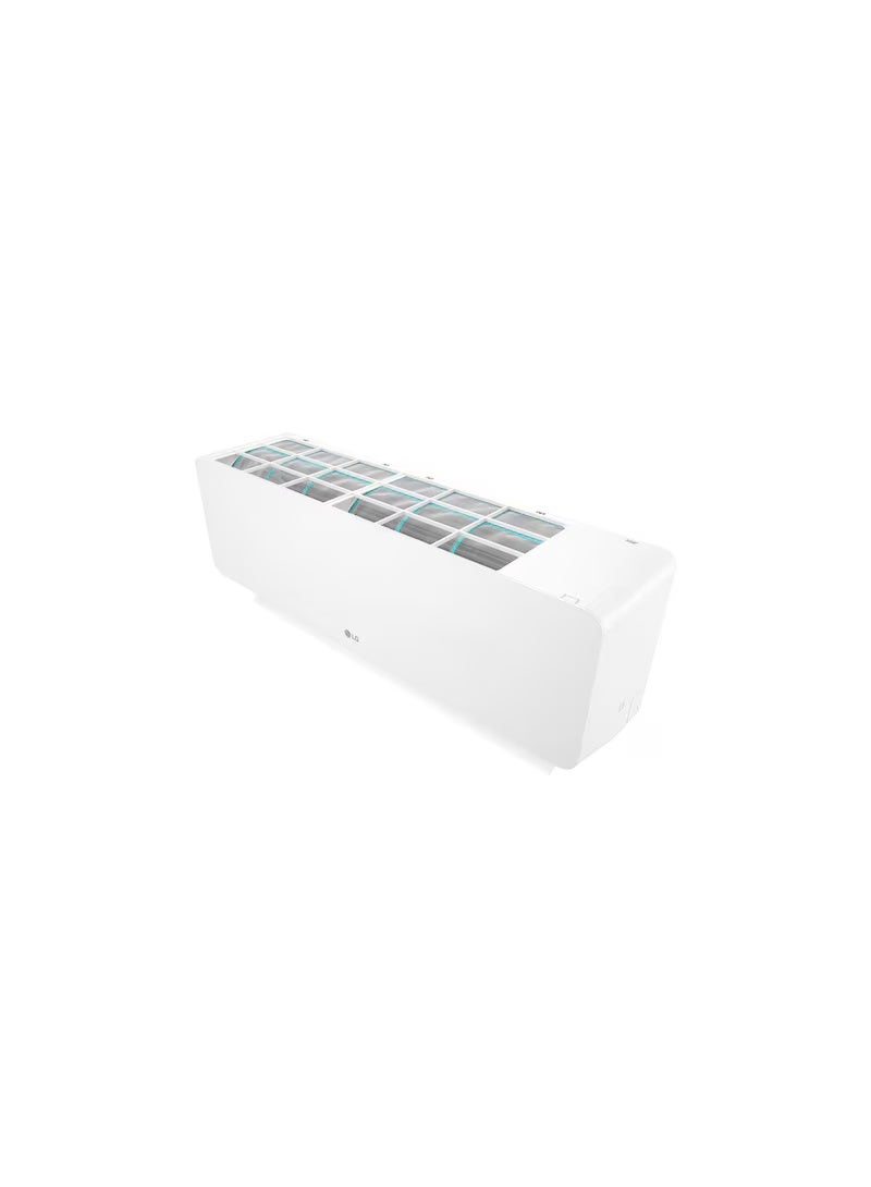 LG HERO On/Off Air Conditioner 1.5 HP, Without a holder, Fast Cooling & Heating, Blue Fin, Auto Swing, Auto Cleaning, Timer, Auto Restart, Sleep Mode,S4-H12RZACA S4-H12RZACA WHITE - Image 4
