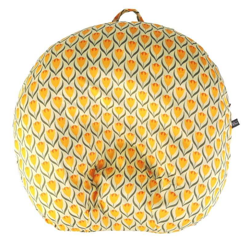 IBraFashion IBraFashion Removable Newborn Lounger Cover Nursing Pillow Slipcover Soft Snug Fits Boppy LoungerGlod Glorious Blooms
