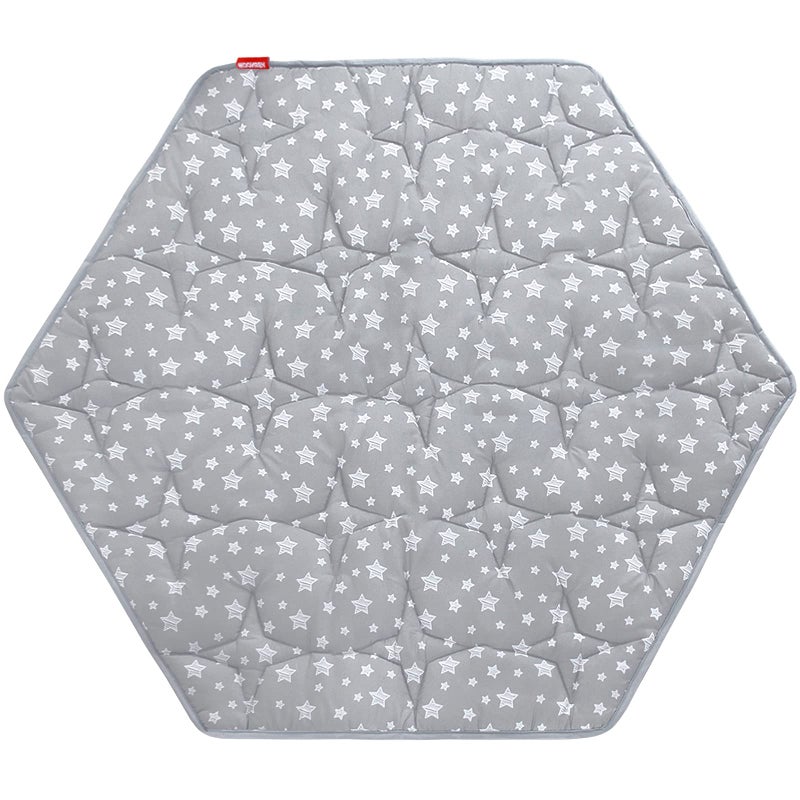 مونسي Hexagon Playpen Mat, Baby Playmat Fits Regalo Portable Play Yard 48 Inch and hiccapop 53 PlayPod Playpen, 6 Panel Playpen Mattress Non Slip Pad Mat - Image 1