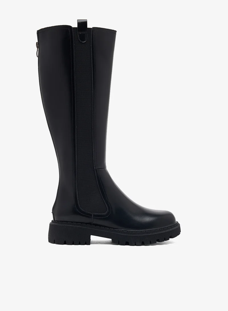 ELLA Block Heel Platform Boots