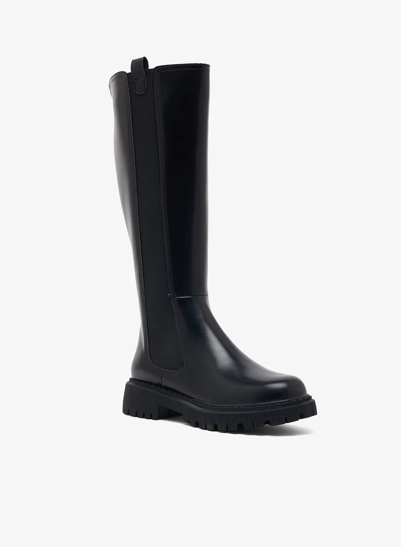 ELLA Block Heel Platform Boots