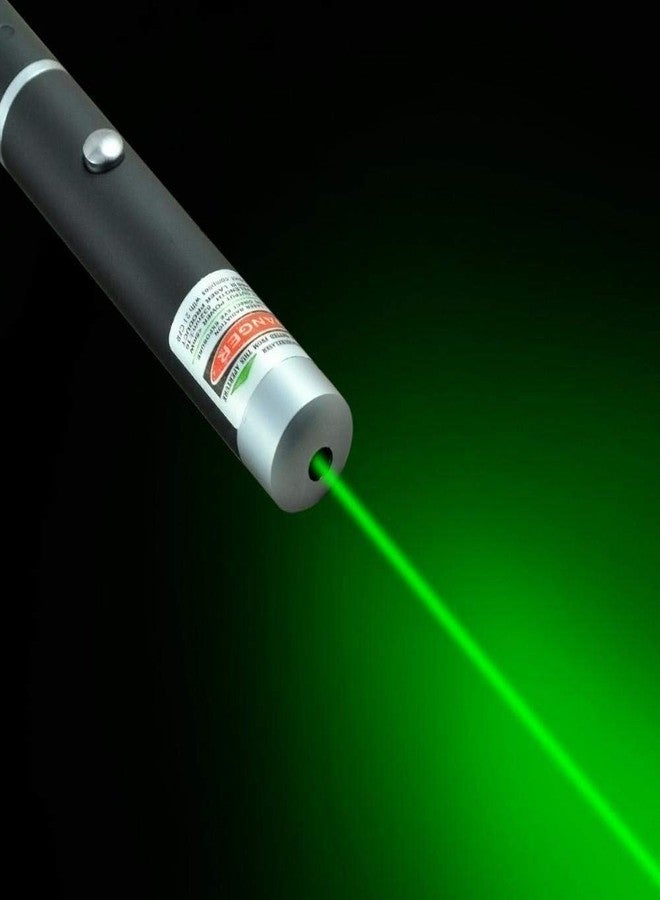 Purabelle Green Multipurpose Laser Light Disco Pointer Pen Beam with Adjustable Antena Cap to Change Project Design for Presentation for Kids Toy-(Green) - Image 1