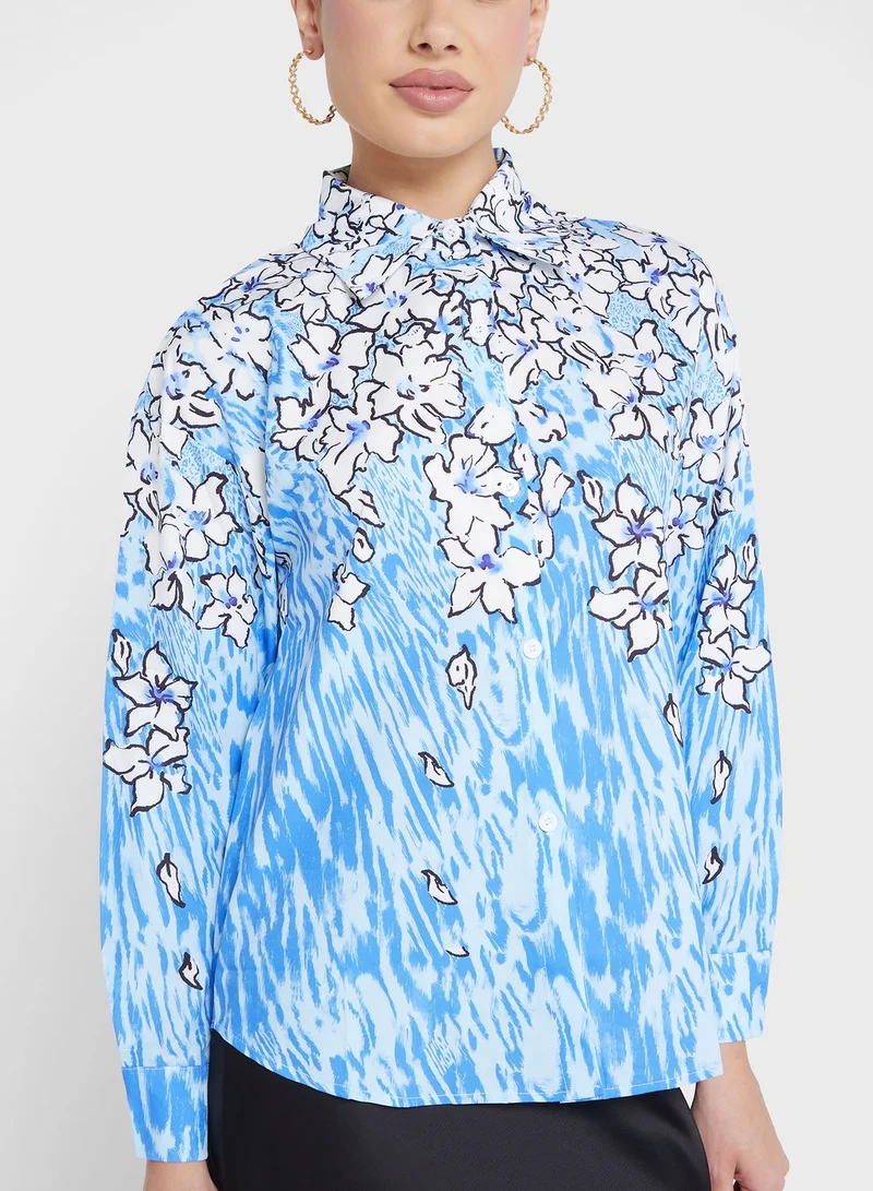 Ginger Urban Minx Floral Button Down Shirt