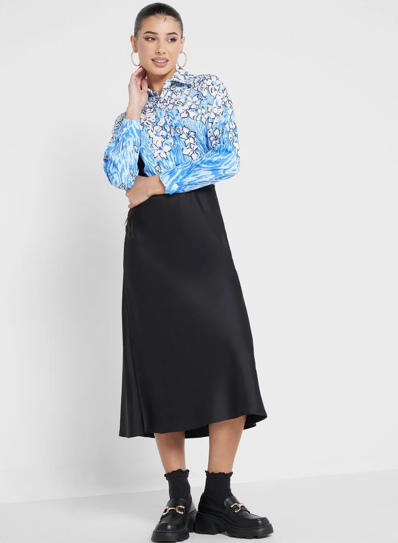 Ginger Urban Minx Floral Button Down Shirt