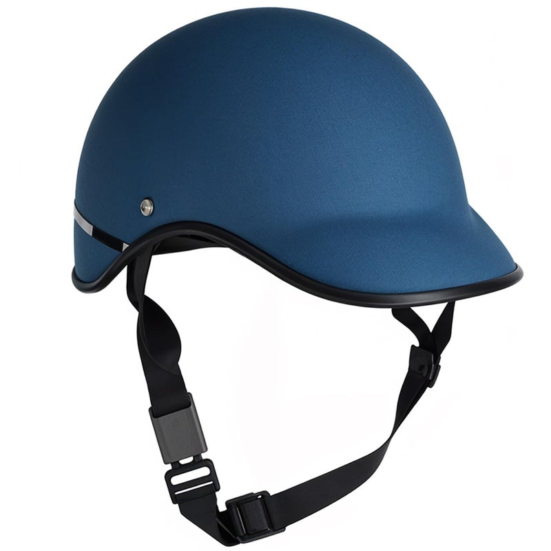 VISORUP All Purpose Open Face Cap with Adjustable Strap – Lightweight Half Cap Helmet for Bike, Scooter, Cycling & Daily Commute – Unisex Helmet for Men & Women (Pack of 1) - Image 2