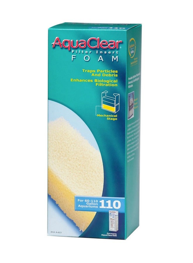Aquaclear Aqua Clear A623 Foam Insert , White,110 - Image 1
