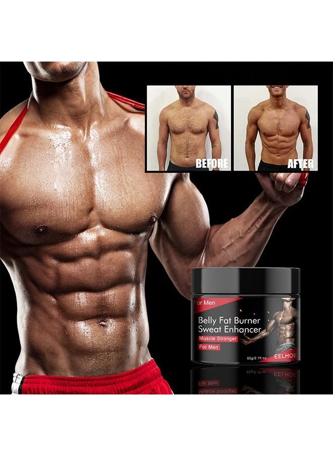 EELHOE Hot Cream For Belly, Waist, And Buttocks-Slimming And Fat Burning Cream For Men - Moisturizing, Firming, Cellulite Reduction, And Weight Loss Solution 60g  - Image 2