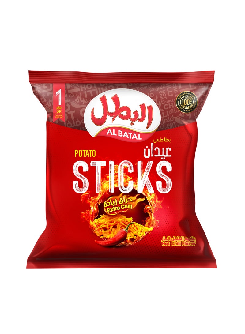 Al Batal Chili Potato Sticks 12 x 23g - Image 2