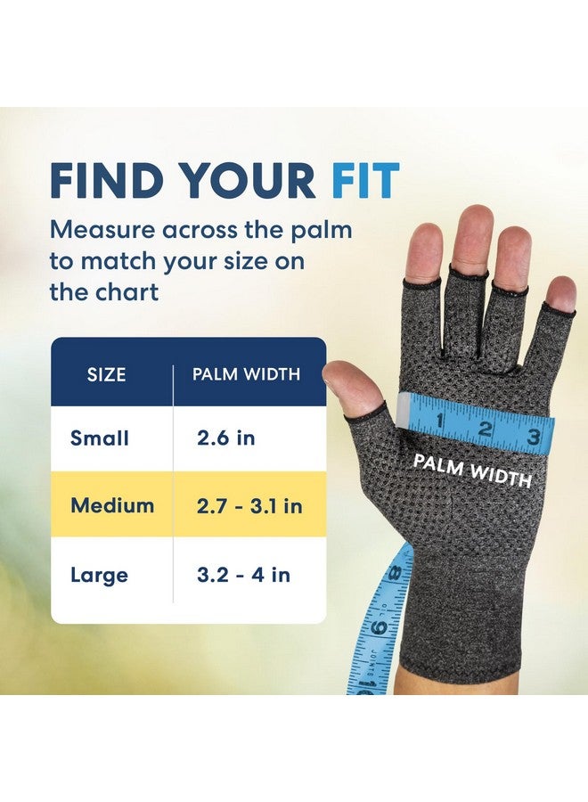 Dr. Frederick's Original Grippy Arthritis Gloves for Women & Men - Anti-Slip Compression Gloves for Arthritis Pain Relief - Medium - Image 4