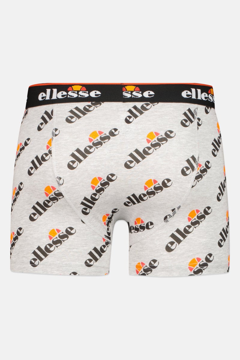 Ellesse Men 3 Pieces Brand Logo Boxers, Multicolor - Image 2