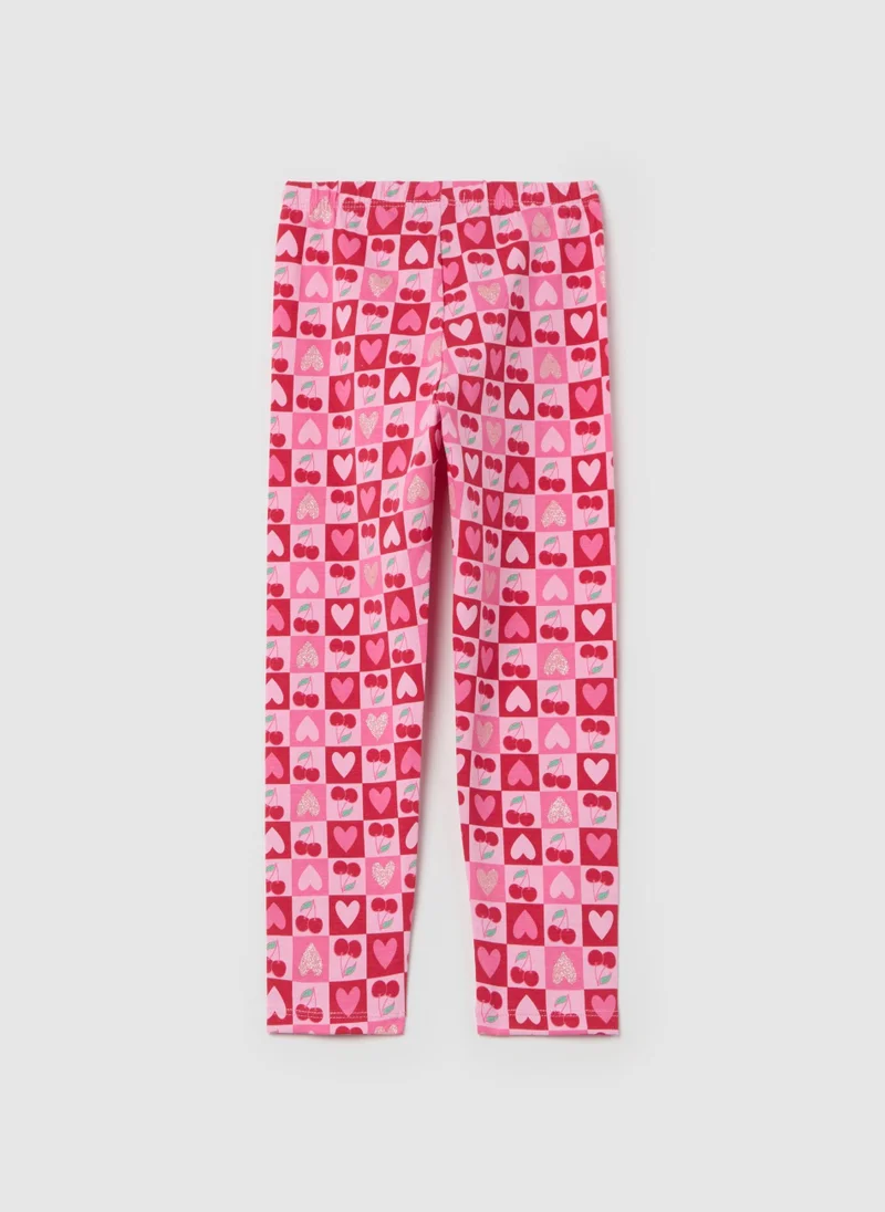 Ovs Stretch Cotton Leggings