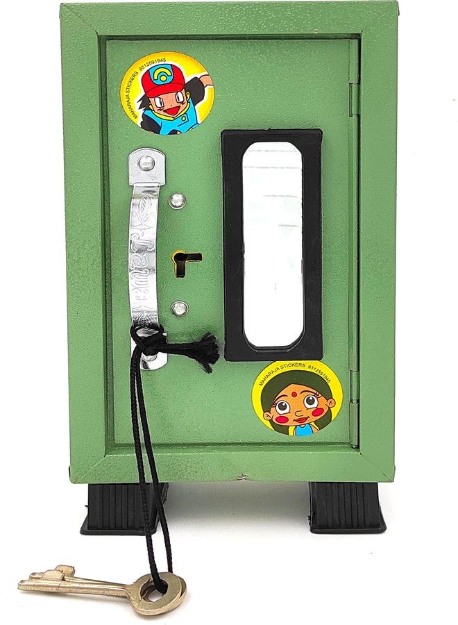 DISHVY® Piggy Bank|Money Bank for Kids, with Lock, 2Keys and 3 Sections H Coin Bank (Multicolor) - Image 1