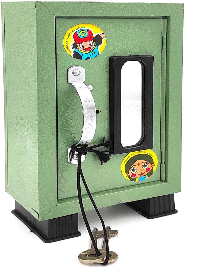 DISHVY® Piggy Bank|Money Bank for Kids, with Lock, 2Keys and 3 Sections H Coin Bank (Multicolor) - Image 3