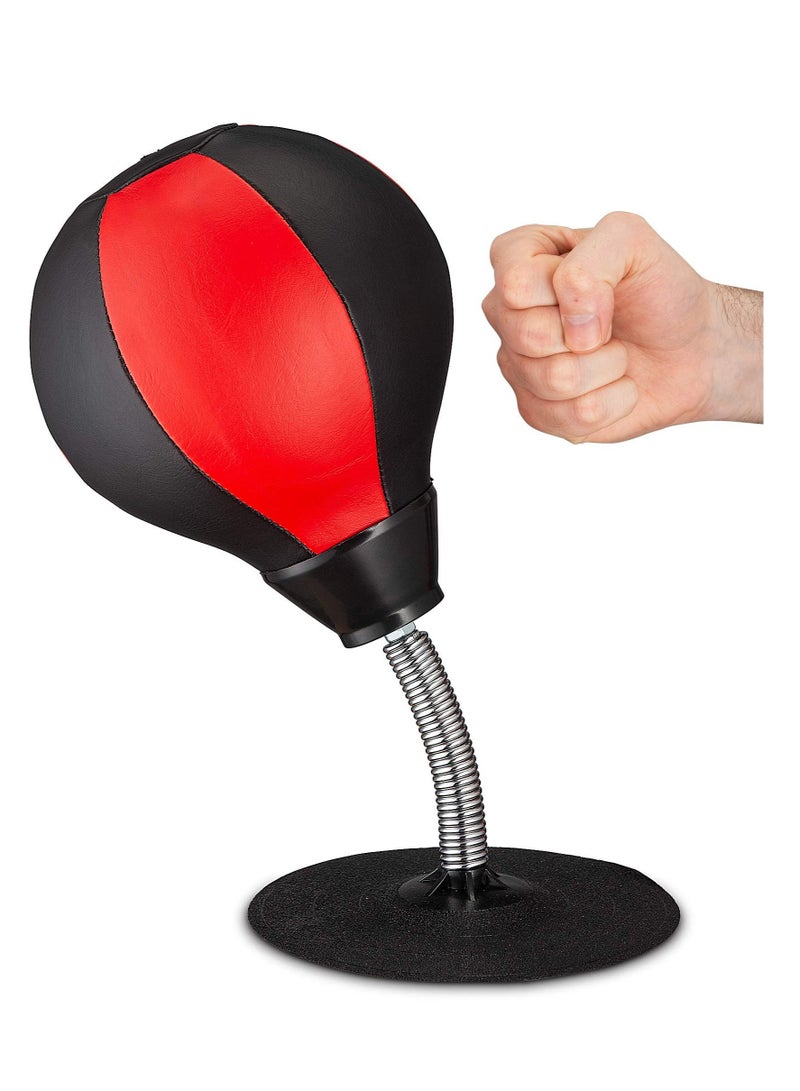 Barakah Stress Buster Desktop Punching Bag - Suctions to Your Desk, Heavy Duty Stress Relief Ball, Funny Gifts for Boss or Coworker - Image 1