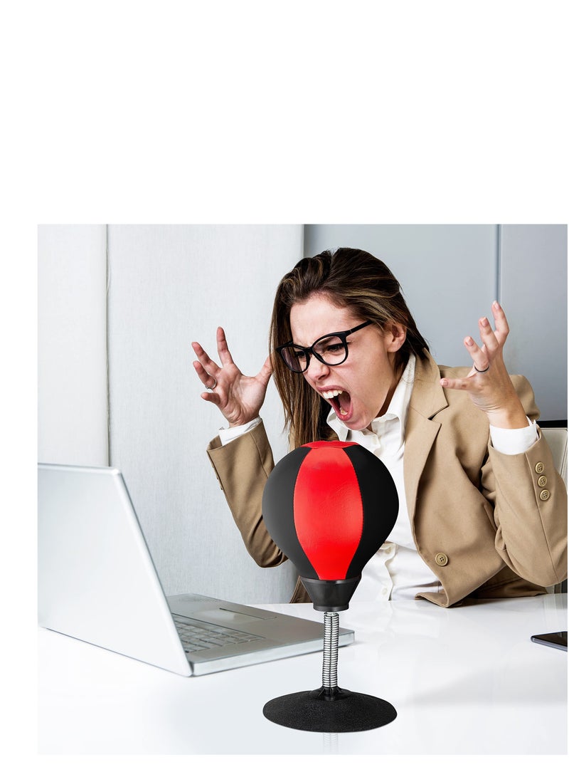 Barakah Stress Buster Desktop Punching Bag - Suctions to Your Desk, Heavy Duty Stress Relief Ball, Funny Gifts for Boss or Coworker - Image 4