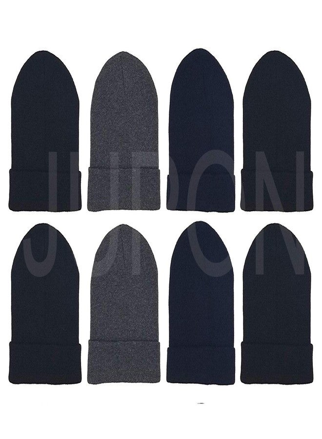 JUPON Soft Acrylic Relief Winter Cap for Donation Pack of 11, Colour as per Available, Free Size - Image 1