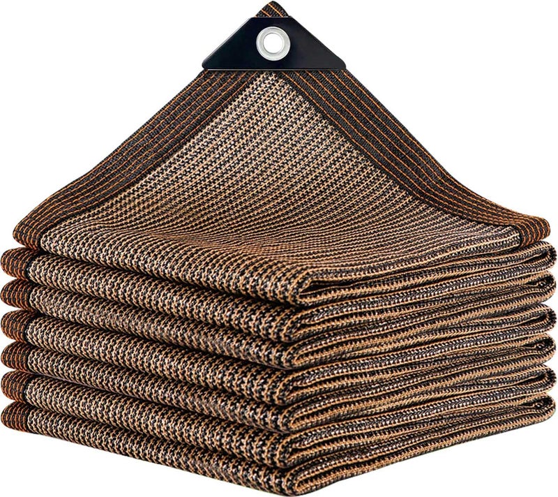QHAIYYBF 80% Shade Cloth, Durable Mesh Tarp with Grommets, Garden Sunblock Shade Cloth Shading Antifreezing for Plants Cover, Greenhouse, Barns Kennel, Patio, Tomatoes - Image 1